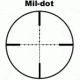 Mil-dot reticle