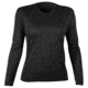 Hot Chillys Womens Pepper Bi-Ply CREWNECK, Black, XL, PB3070-Black-XL