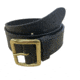 Perfect Fit 1.5in Garrison Belt, Plain, Brass Buckle, Black, 28, 5000-BR-28