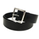 Perfect Fit 1.5in Garrison Belt, Plain, Chrome Buckle, Black, 30, 5000-CH-30