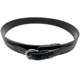 Perfect Fit 2.25in Leather Ranger Belt, Basket Weave, Chrome Buckle, Black, 44, 8002-BW-CH-44