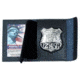 Recessed Badge &amp; ID Case w/ Velcro Closure - 3.00''x3.75''