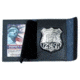 Recessed Badge &amp; ID Case w/ Velcro Closure - 3.25''x4.25''
