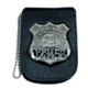 Recessed Badge &amp; Triple ID Neck Holder for w/ Chain - 2.75''x3.63''