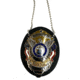 Universal Oval Badge Clip w/ Snap &amp; Chain