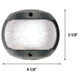 Perko 12V Masthead Light, Black, 0170BM0DP1