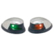 Perko Horizontal Mount Side Lights, Chrome Plated Zinc, Pair, Red/Green, 0648DP0CHR