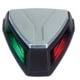 Perko LED Bi-Color Navigation Light, 12V, Black/Stainless Steel, 0655001BLS