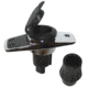Perko Locking Collar Pole Light Mounting Base w/ Black Cover, 2 Pin, Chrome Plated, 1060PB0DP