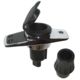 Perko Locking Collar Pole Light Mounting Base w/ Black Cover, 2 Pin, Chrome Plated, 1060PB0DP