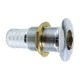 Perko Thru-Hull Fitting f/ Hose Chrome Plated Bronze MADE IN THE USA 3/4" 39181