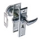 Perko Tubular Latch Set w/ Sliding Lock Button, 0567DP0CHR