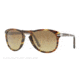 Persol PO0714 Progressive Prescription Sunglasses PO0714-938-81-54 - Lens Diameter 54 mm, Frame Color Green Striped Brown