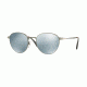 Persol PO2445S Sunglasses 105830-52 - Demi Gloss Gunmetal Frame, Light Green Mirror Silver Lenses
