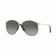 Persol PO2649S Prescription Sunglasses, 55mm, Silver / Black, PO2649S-107471-55-SV