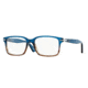 Persol PO2880VM Progressive Prescription Eyeglasses 1010-54 - Night Blue Gradient Brown Frame