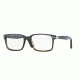 Persol PO2880VM Progressive Prescription Eyeglasses 1012-54 - Dark Grey Gradient Brown Frame