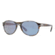 Persol PO2931S Progressive Prescription Sunglasses PO2931S-944-56-5317 - Lens Diameter 53 mm, Frame Color Blue Striped Horn