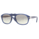 Persol PO2995S Progressive Prescription Sunglasses PO2995S-853-32-5220 - Lens Diameter: 52 mm, Frame Color: Dark Azure Striped