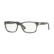 Persol PO3012V Progressive Prescription Eyeglasses 1017-52 - Stripped Grey Havana Frame