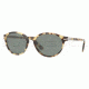 Persol PO3015S Sunglasses 124/31-5118 - Spotted Light Havana Frame, Green Lenses