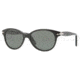 Persol PO3017S Sunglasses 95/58-5200 - Black Frame, Crystal Green Lenses