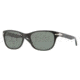 Persol PO3020S Sunglasses 95/31-5418 - Black Frame, Crystal Green Lenses