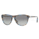 Persol PO3038S Single Vision Prescription Sunglasses PO3038S-973-71-5216 - Lens Diameter 52 mm, Frame Color Brown Spotted Blue