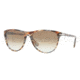 Persol PO3038S Single Vision Prescription Sunglasses PO3038S-978-51-5216 - Lens Diameter 52 mm, Frame Color Brown Striped Grey