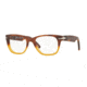 Persol PO3039V Progressive Prescription Eyeglasses 9024-54 - Light Havana Gradient Yellow Frame
