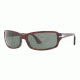 Persol PO3041S Single Vision Prescription Sunglasses PO3041S-24-31-6217 - Lens Diameter 62 mm, Frame Color Havana