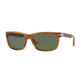 Persol PO3048S Progressive Prescription Sunglasses PO3048S-101831-55 - Lens Diameter 55 mm, Frame Color Stripped Light Havana
