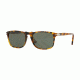 Persol PO3059S Sunglasses 105231-54 - Madreterra Frame, Green Lenses