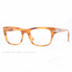 Persol PO3070V Bifocal Prescription Eyeglasses 960-52 - Stripped Brown Frame