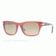 Persol PO3072S Single Vision Prescription Sunglasses PO3072S-100281-54 - Lens Diameter 54 mm, Frame Color Matte Opal Red
