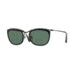 Persol PO3081S Sunglasses 100431-52 - Top Black/matte Crystal Frame, Green Lenses