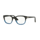 Persol PO3093V Progressive Prescription Eyeglasses 9026-48 - Dark Havana Gradient Blue Frame