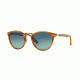 Persol PO3108S Single Vision Prescription Sunglasses PO3108S-960-S3-49 - Lens Diameter 49 mm, Frame Color Striped Brown