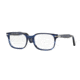Persol PO3118V Eyeglass Frames 943-51 - Stripped Blue Frame