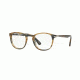 Persol PO3143V Bifocal Prescription Eyeglasses 1049-49 - Striped Brown Grey Frame