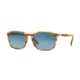 Persol PO3158S Sunglasses 1050Q8-56 - Stripped Brown Yellow Frame, Azure Gradient Lenses