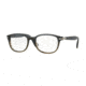 Persol PO3163V Single Vision Prescription Eyeglasses 1012-54 - Gradient Grey Striped Green Frame