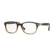 Persol PO3163V Single Vision Prescription Eyeglasses 1026-52 - Brown/stripped Brown Frame