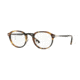 Persol PO3168V Single Vision Prescription Eyeglasses, 48mm, Tortoise Brown Ice, PO3168V-1071-48-SV