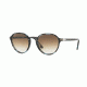 Persol PO3184S Single Vision Prescription Sunglasses, 49mm, Spotted Blue Dark Grey, PO3184S-106251-49-SV