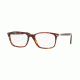 Persol PO3189V Single Vision Prescription Eyeglasses, 53mm, Havana, PO3189V-24-53-SV