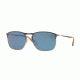 Persol PO7359S Progressive Prescription Sunglasses PO7359S-107156-55 - Lens Diameter 55 mm, Frame Color Blue/light Brown