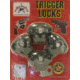 Personal Security Products Bulls Eye Peace Keeper Plastic Keyed Trigger Lock - 4 Pack, TG4000