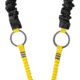 Petzl Absorbica-Y Tie-Back, Black/Yellow, L015AA00