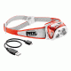 Petzl Bluetooth Smart Rechargeable 300 Lumens Headlamp, Coral E95 HMI